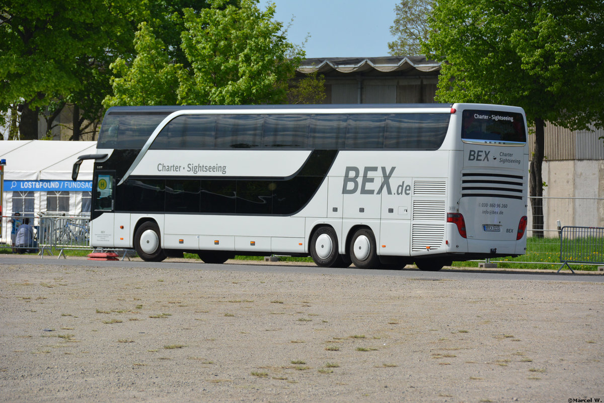 29.04.2018 | Brandenburg - Schönefeld (ILA) | Setra S 431 DT | BEX | B-EX 3110 |
