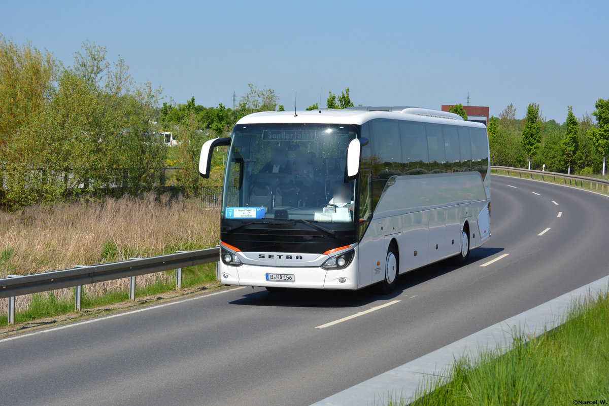 29.04.2018 | Brandenburg - Schönefeld (ILA) | Setra S 516 HD | Bus Verkehr Berlin KG | B-HA 156 |