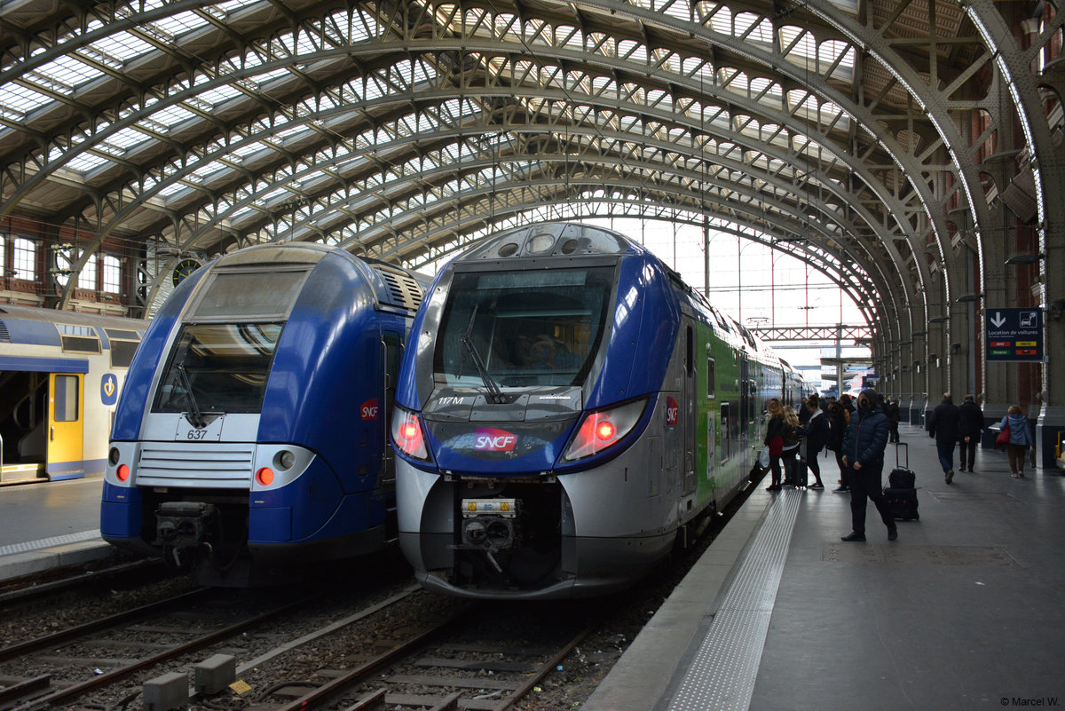 31.10.2018 | Frankreich - Lille | Gare de Lille Flandres | SNCF Z 24500 + SNCF Z 56500 |