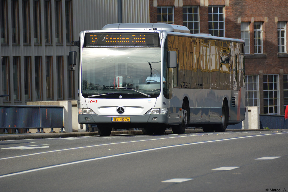 Am 20.10.2018 wurde BV-NR-76 in Rotterdam gesichtet. Aufgenommen wurde ein Mercedes Benz Citaro I Facelift Solo. 