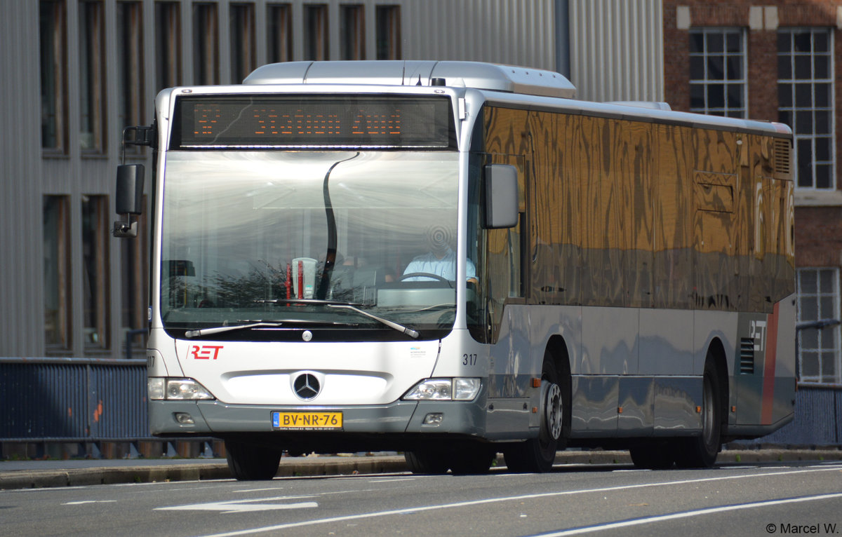 Am 20.10.2018 wurde BV-NR-76 in Rotterdam gesichtet. Aufgenommen wurde ein Mercedes Benz Citaro I Facelift Solo. 