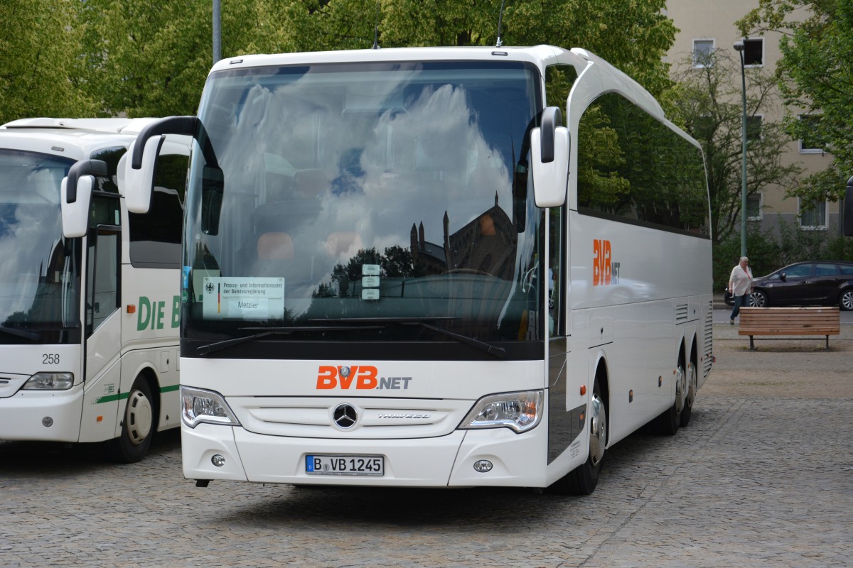 B-VB 1245 als Sonderfahrt abgestellt am Basinplatz in Potsdam. Aufgenommen am 17.06.2014.