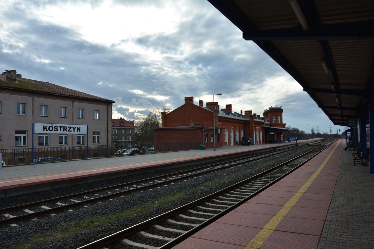 Bahnhof Kostrzyn nad Odrą oberer Bahnhof.