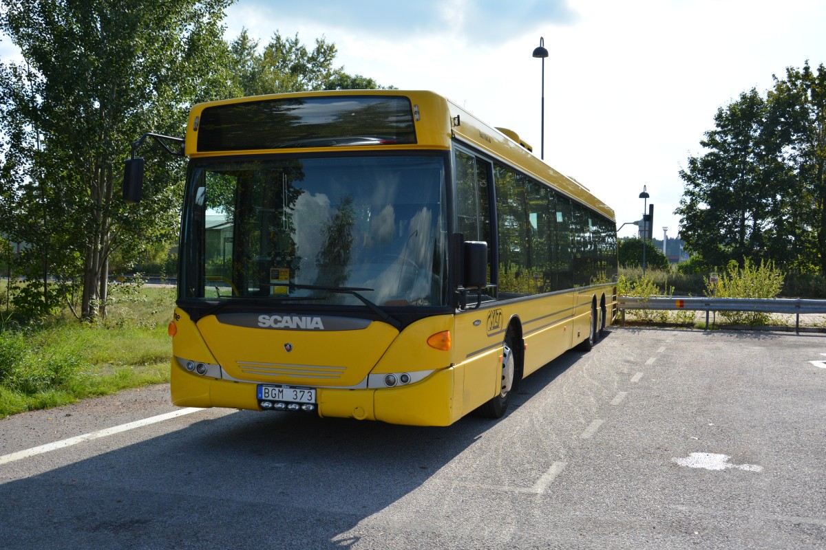 BGM 373 abgestellt am Bahnhof Vimmerby am 12.09.2014.