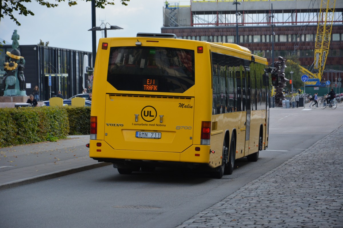 BMN 711 hat es erstmal geschafft. Aufgenommen am 10.09.2014 Uppsala Hauptbahnhof.