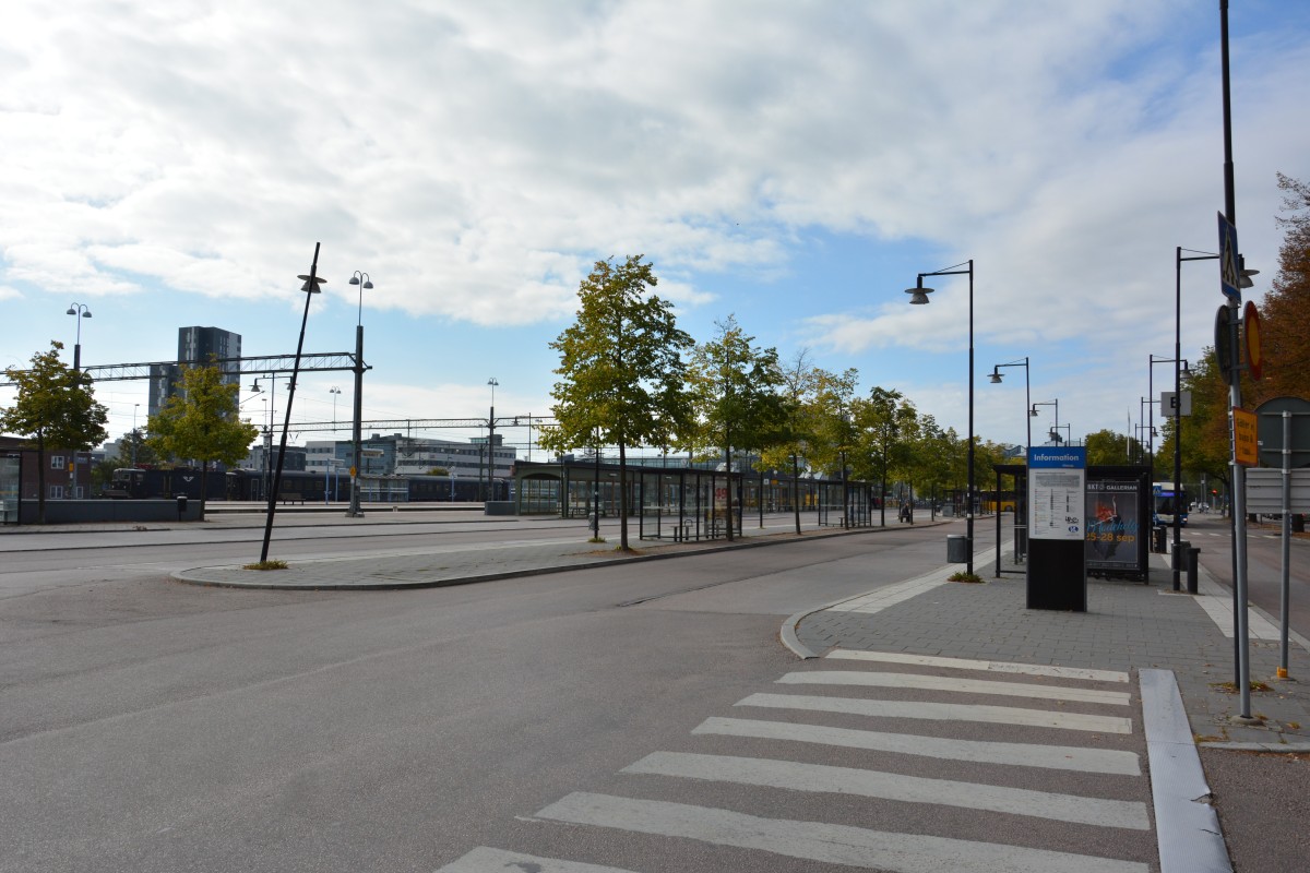 Busbahnhof Västerås am 17.09.2014.