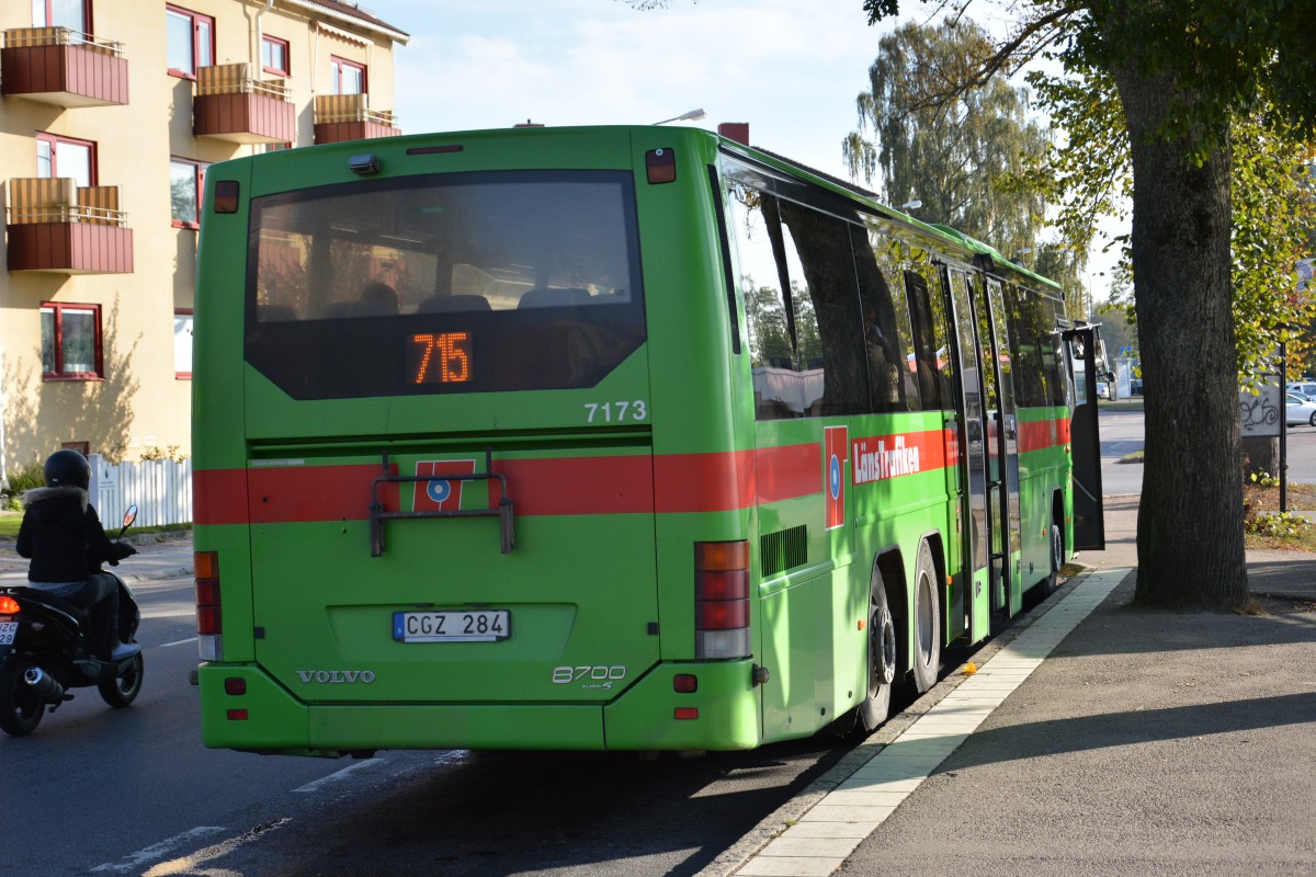 CGZ 284 (Volvo 8500) fhrt am 18.09.2014 auf der Linie 715. Aufgenommen am Busbahnhof Nykping.
