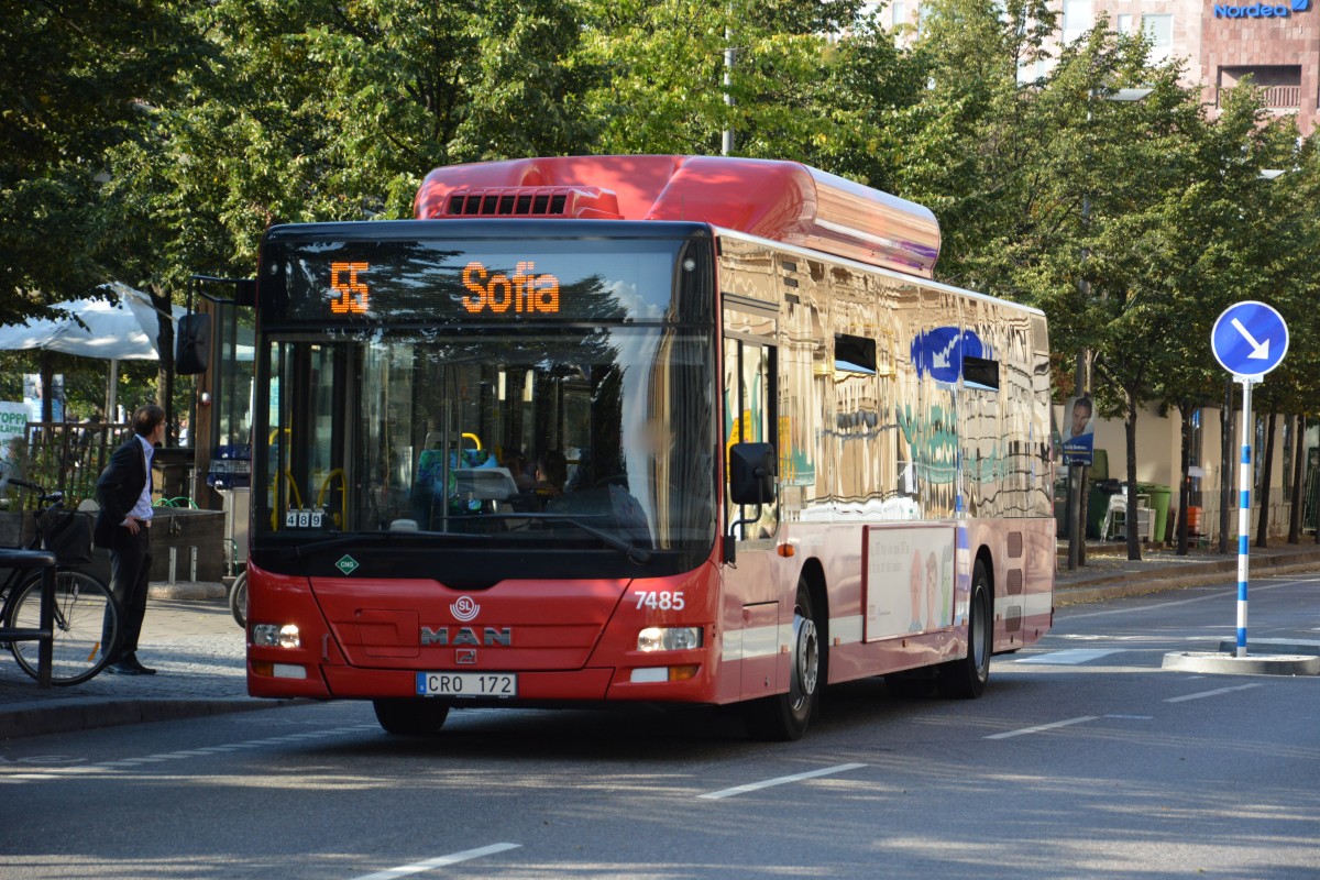 CRO 172 fhrt am 10.09.2014 auf der Linie 55 nach Sofia.