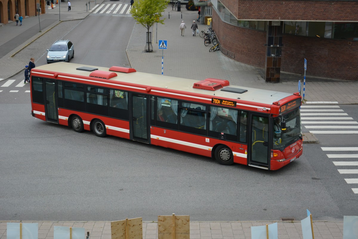 Dieser Scania OmniLink (CHZ 659) wurde am 13.09.2014 in Södertälje aufgenommen.