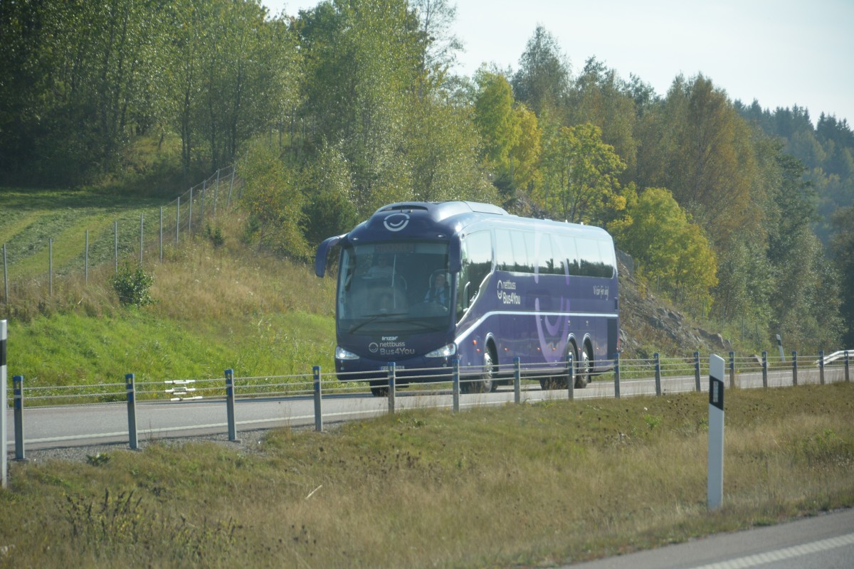 EGA 095 auf dem Weg nach Stockholm am 18.09.2014.