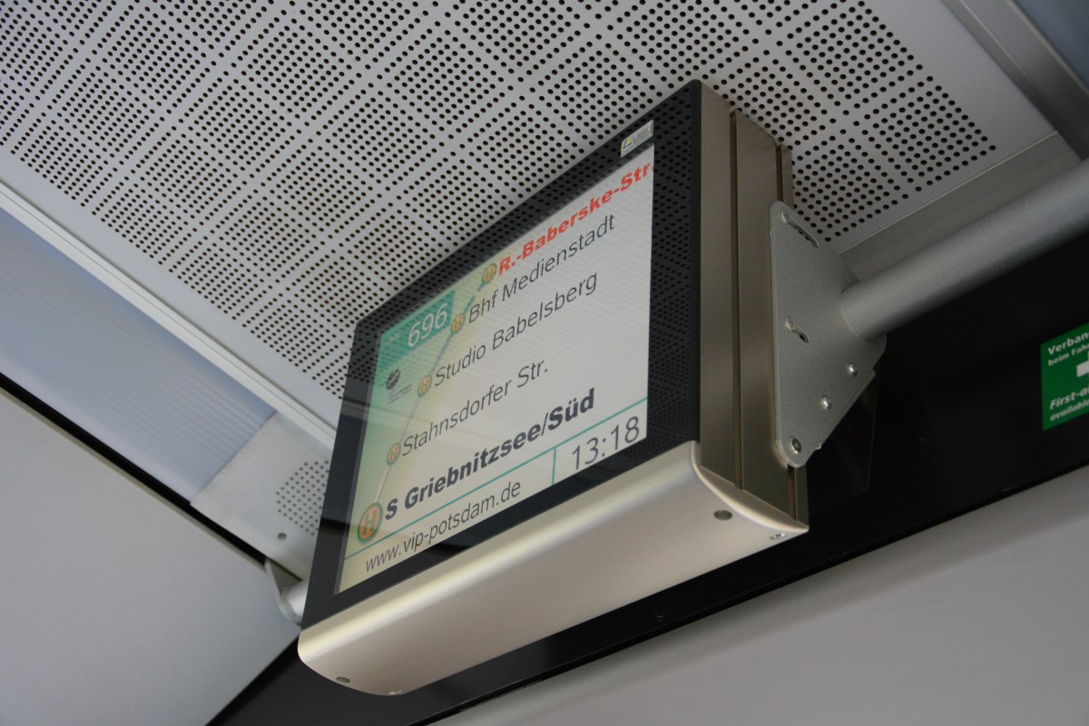 Fahrgastbildschirm aus dem P-AV 902 (O530 I).