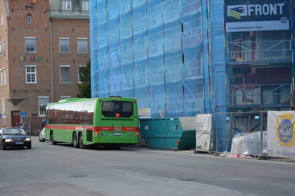 GKP 745 (Volvo 8700) wurde am 17.09.2014 in Eskilstuna Rademachergatan aufgenommen.
