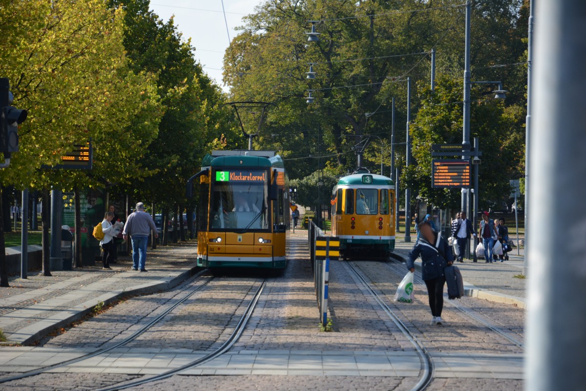 Hauptbahnhof Norrköping am 19.09.2014.