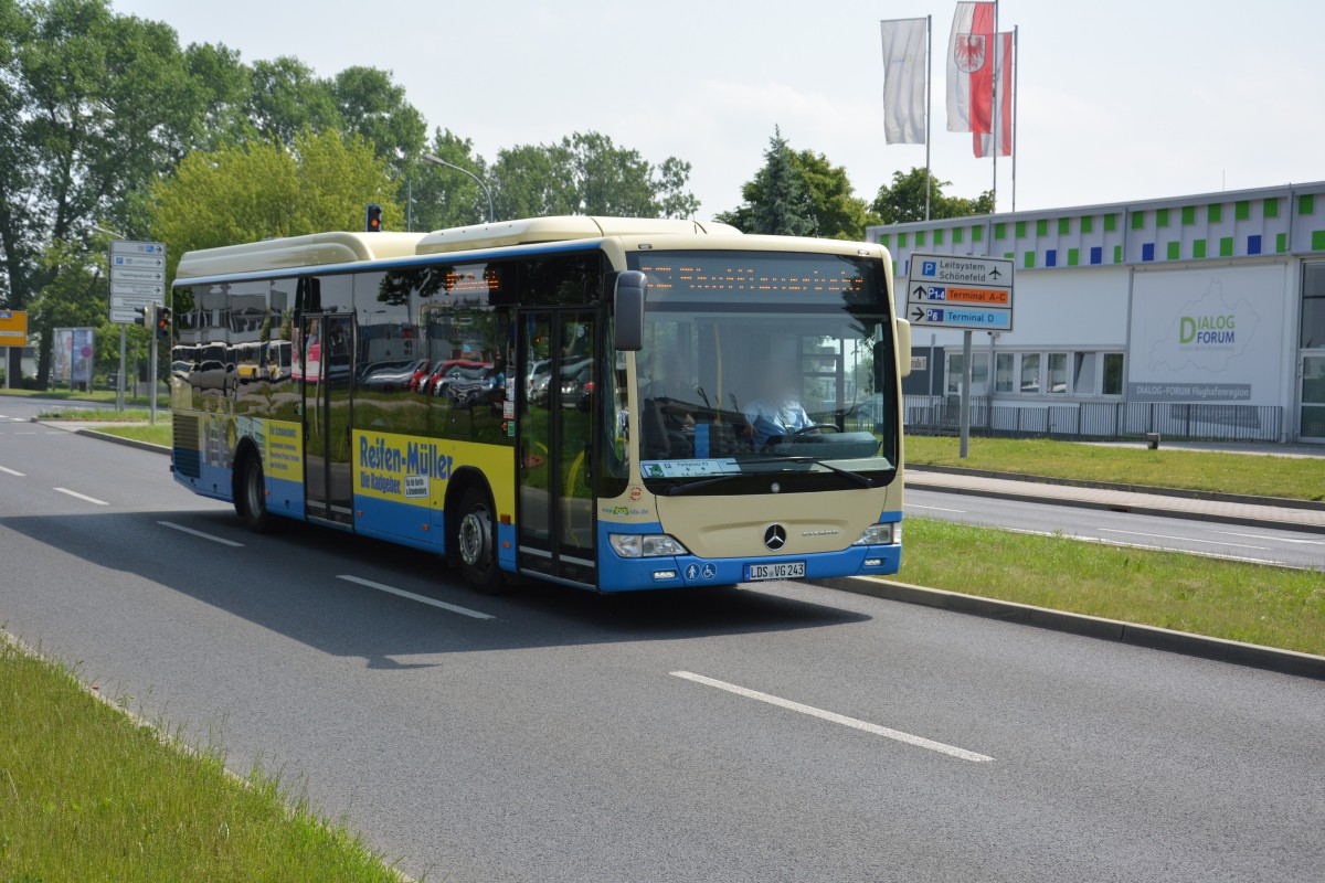 LDS-VG 243 unterwegs zum ILA Gelände am 23.05.2014.
