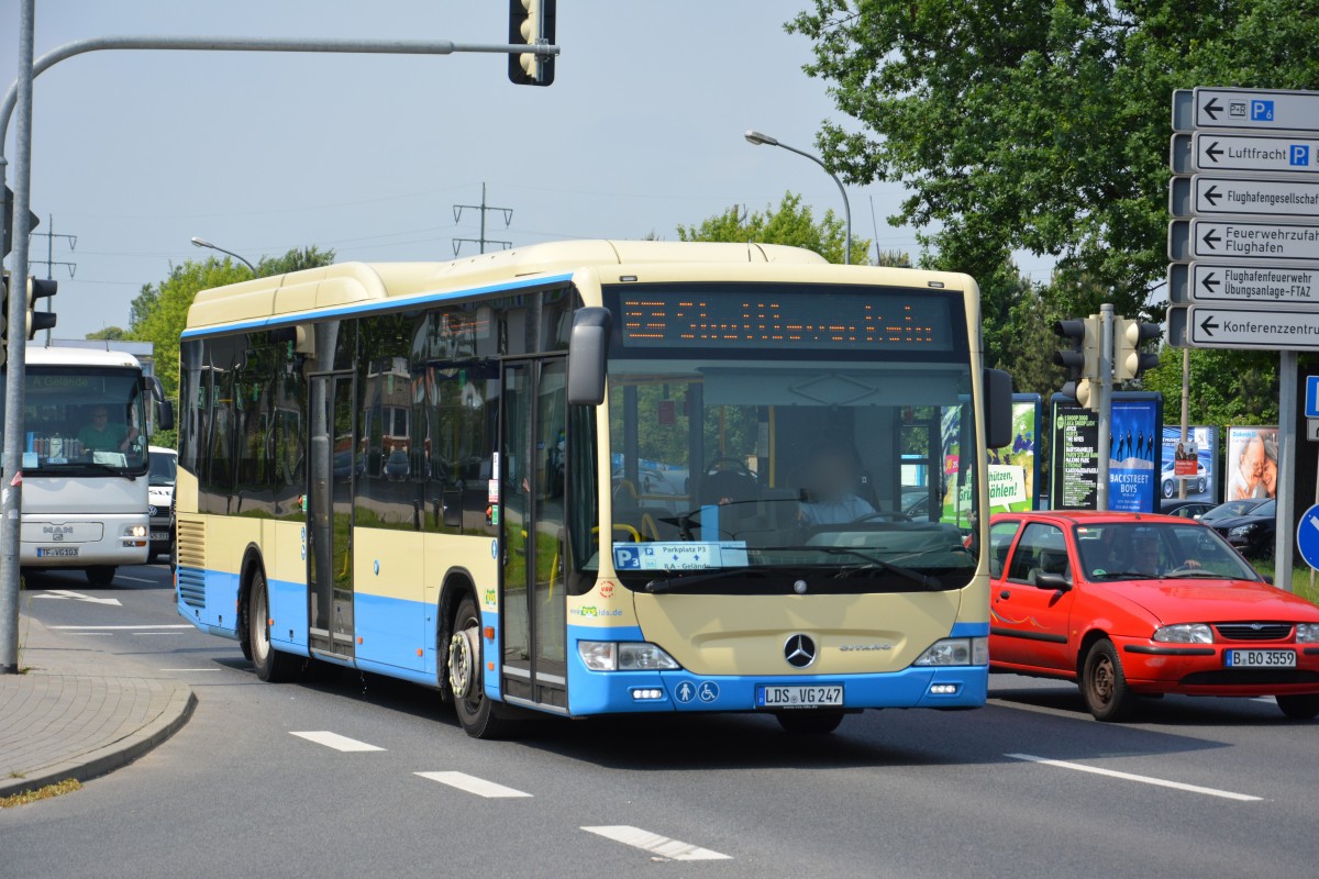 LDS-VG 247 unterwegs vom ILA Gelände am 23.05.2014.