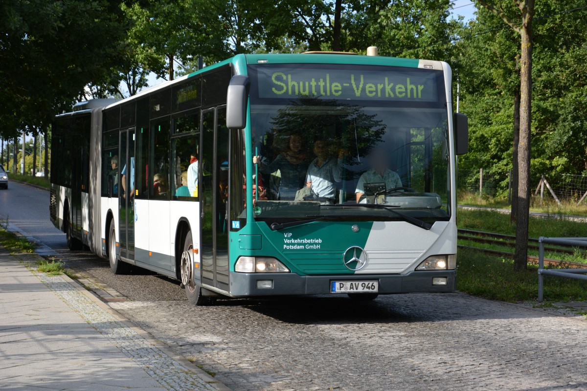 P-AV 946 (Meercedes Benz Citaro 1. Generation) auf Schlssernacht Sonderfahrt am 16.08.2014.