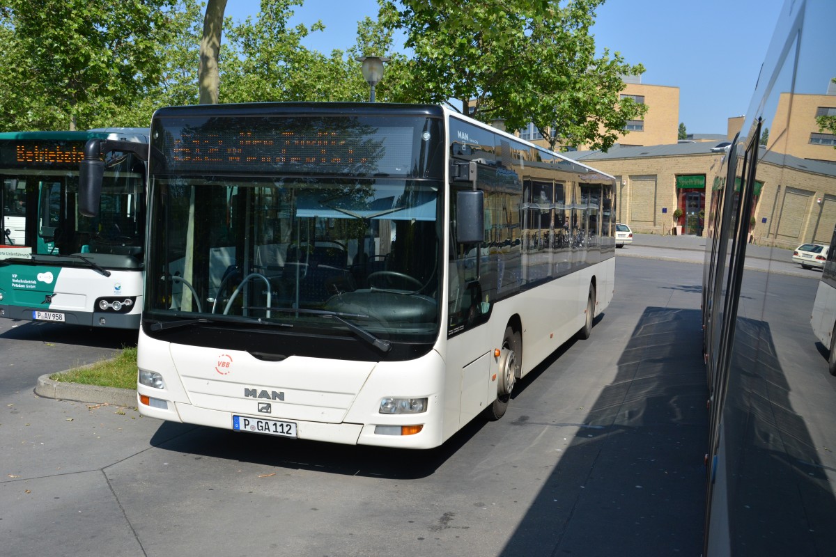 P-GA 112 auf der Linie 612 nach Neu Töplitz. Aufgenommen am 20.05.2014.