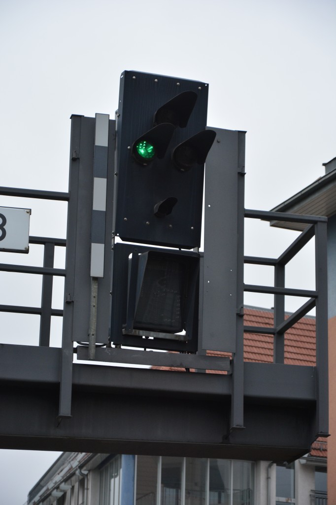 Signal bei der S-Bahn Berlin. 