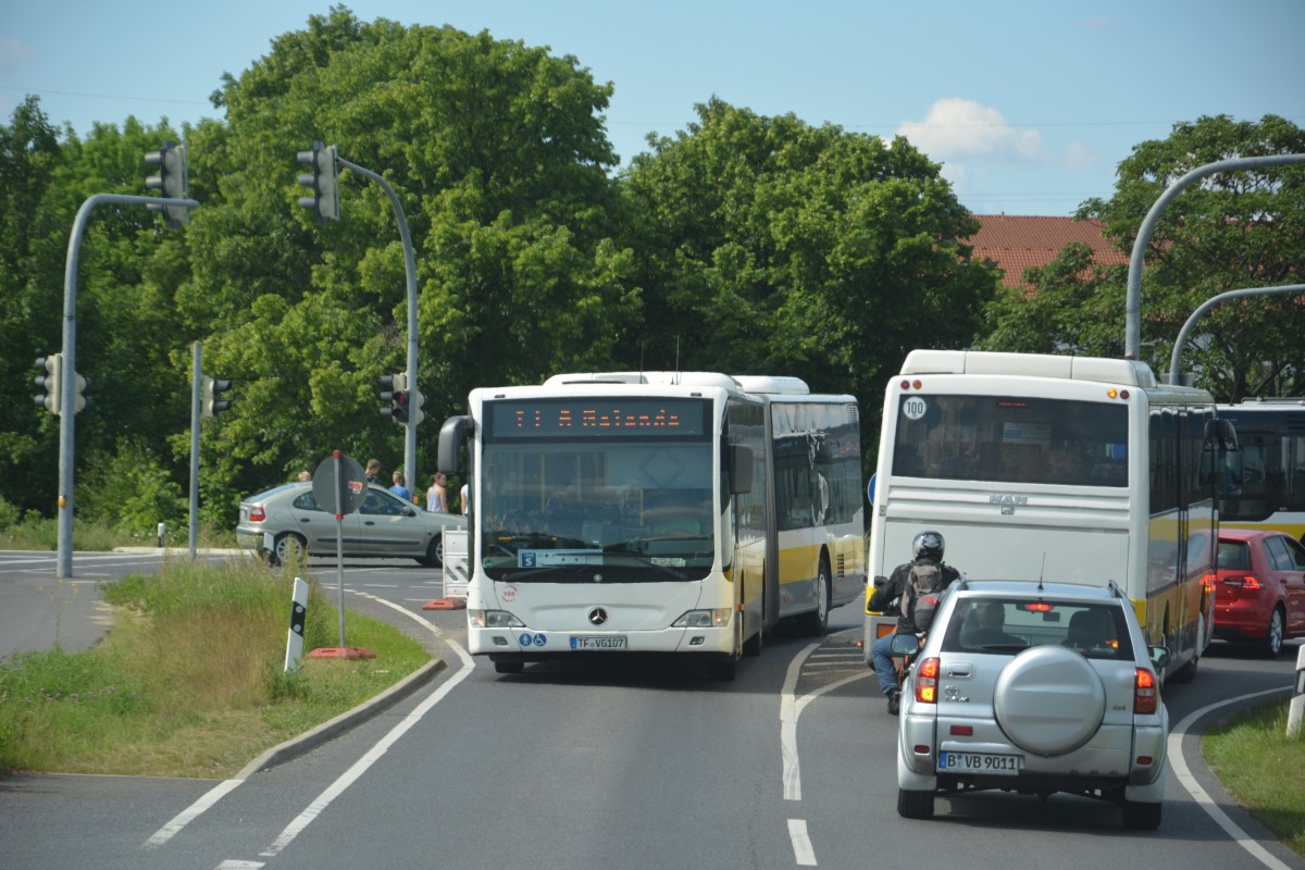 TF-VG 107 am 25.05.2014 unterwegs zum ILA Gelände.