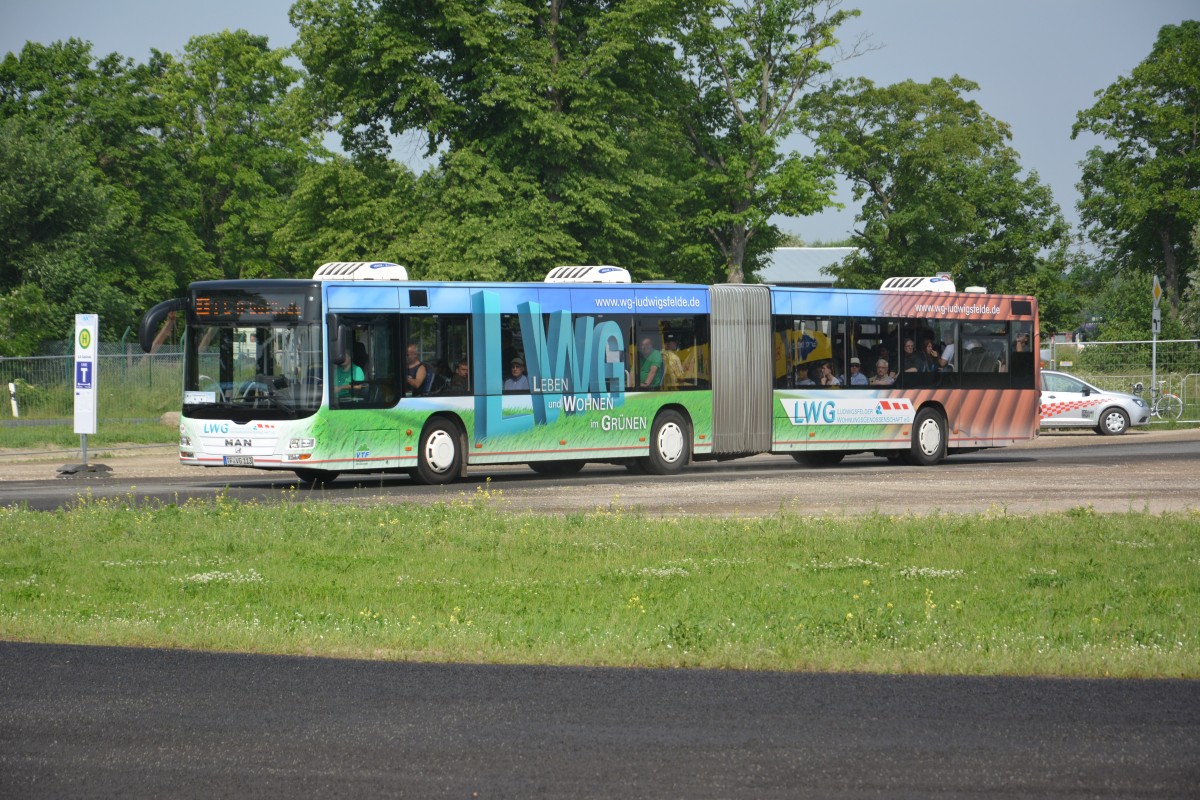 TF-VG 113 auf Sonderfahrt bei der ILA 2014 am 23.05.2014 unterwegs.
