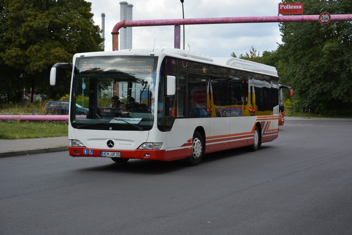 UEM-UR 20 auf SEV Fahrt am Ostbahnhof in Berlin am 16.08.2014.