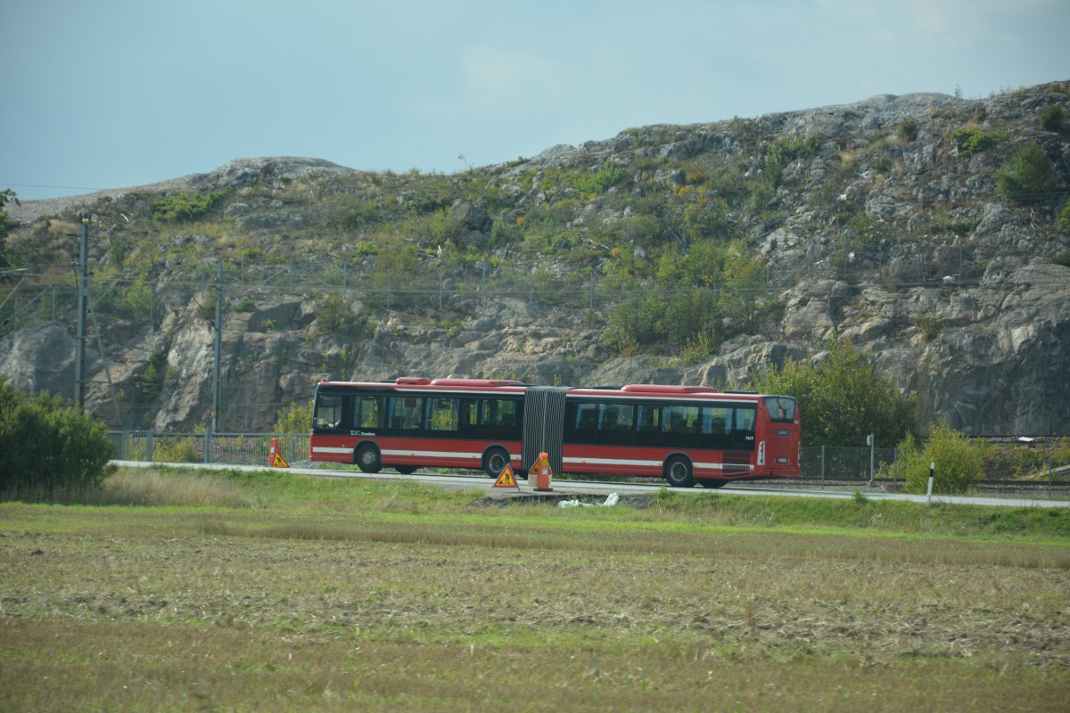 UXB 216 irgendwo zwischen Arlanda Airport und Stockholm am 10.09.2014.