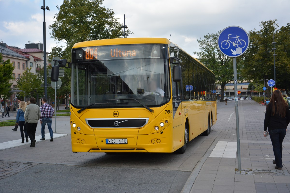 WRS 440 auf der berlandlinie 804 nach Ultuna am 10.09.2014 Hauptbahnhof Uppsala.