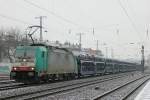 SNCB E186 204 (2812) in K�ln West am 9.2.2012
