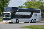 bayern-express-p-kuehn-bex/704874/28042018--brandenburg---schoenefeld-ila 28.04.2018 | Brandenburg - Schönefeld (ILA) | Setra S 431 DT | BEX | B-EX 7039 |