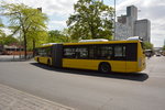 Dieser Scania Citywide fährt am 14.05.2016 auf der Linie X9 zum Flughafen Tegel. Aufgenommen am Bahnhof Berlin Zoologischer Garten.