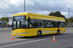 berliner-verkehrsbetriebe-bvg/665661/b-v-1686-nimmt-an-der-bus-em B-V 1686 nimmt an der Bus-EM in Berlin teil. Aufgenommen wurde ein Solaris Urbino 12 electric / 22.09.2018. 