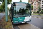 Am 05.08.2016 fährt P-AV 949 für die Straßenbahn SEV zwischen Platz der Einheit und Glienicker Brücke.