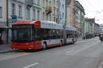 oberleitungsbus-o-bus/479018/am-14102015-faehrt-dieser-hess-o-bus Am 14.10.2015 fährt dieser Hess O-Bus mit der Nummer '116' auf der Linie 1. Aufgenommen  an der Stadthausstrasse Winterthur.
