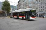 oberleitungsbus-o-bus/481107/dieser-hess-o-bus-mit-der-nummer Dieser Hess O-Bus mit der Nummer '171' fährt am 14.10.2015 auf der Linie 5. Aufgenommen in der Innenstadt von St. Gallen.
