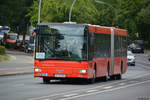 2-generation-niederflur-gelenkbus/663781/h-fe-603-ist-am-05082018-fuer H-FE 603 ist am 05.08.2018 für die S-Bahn Berlin GmbH als SEV unterwegs. Aufgenommen wurde ein MAN / Bahnhof Wannsee. 