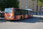 lions-city-cng-gelenkbus/375030/am-11092014-faehrt-ufh-616-auf Am 11.09.2014 fhrt UFH 616 auf der Linie 3 nach Ryd. Aufgenommen am Hauptbahnhof Linkping.