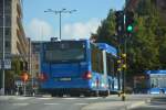 ELA 874 (MAN Lion's City CNG) ist am 16.09.2014 auf der Linie 3 in Stockholm unterwegs.