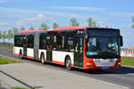 lions-city-gelenkbus/686116/28042018--brandenburg---schoenefeld-ila 28.04.2018 | Brandenburg - Schönefeld (ILA) | MAN Lion's City G | Cottbusverkehr | CB-CV 276 |