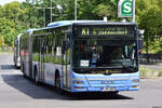 lions-city-gelenkbus/885584/21052020--berlin---wannsee- 21.05.2020 | Berlin - Wannsee | B-BR 4007 | MAN Lion's City G | Berisha Reisen |