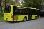 Am 09.10.2015 steht FL-39801 (Mercedes Benz Citaro K Facelift) am Busbahnhof Bendern, Post, Liechtenstein.