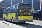 BZ-MBS 68 steht am 09.10.2015 auf dem Busbahnhof Bielerhöhe Silvrettasee. Aufgenommen wurde ein Mercedes Benz Integro / Landbus Montafon.