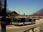 Irgendwann im Jahr 2005 steht dieser Setra S 317 NF in Oberstdorf. Kennzeichen vom Bus - OA-RY 82.