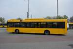 Am 06.04.2014 fährt dieser Solaris Urbino 12 auf der Linie 75 in Dresden Gruna.