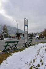 Bushaltestelle ,  Davos Dorf, Pischa Terminal.