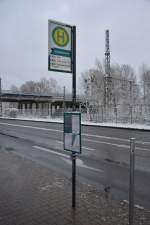 Bushaltestelle , Potsdam Abzweig Betriebshof VIP.