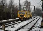 Ein Gleisbauzug in Beuel am 28.11.10