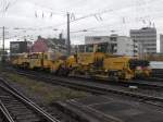 Mitzieher bei einem Bauzug im K�lner Hbf.