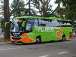 Scania InterLink von Flixbus/Möbius Bus aus Deutschland in Karlsruhe.