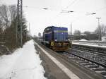 Eine V100 der InfraLeuna in Beuel am 14.12.10