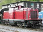 212 007-9 mit dem Pendelzug nach Bochum Hbf am 16.4.2011 in Bochum Dahlhausen